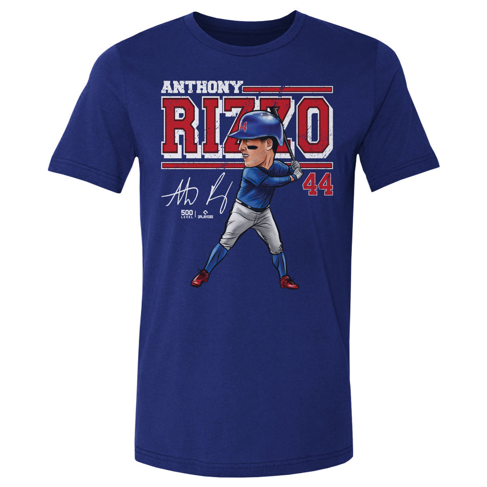 Anthony Rizzo Chicago C Cartoon WHT (ONLINE ORDER ONLY)
