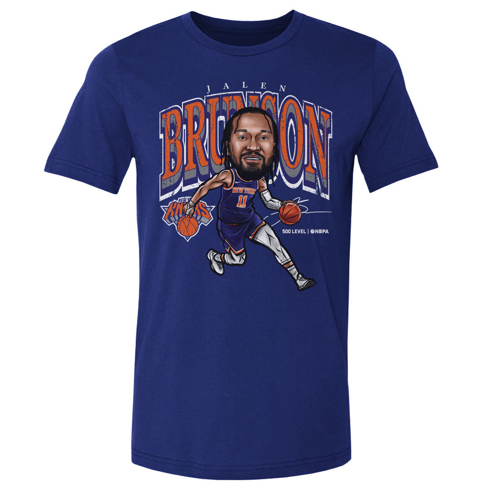 Jalen Brunson New York Knicks Cartoon WHT