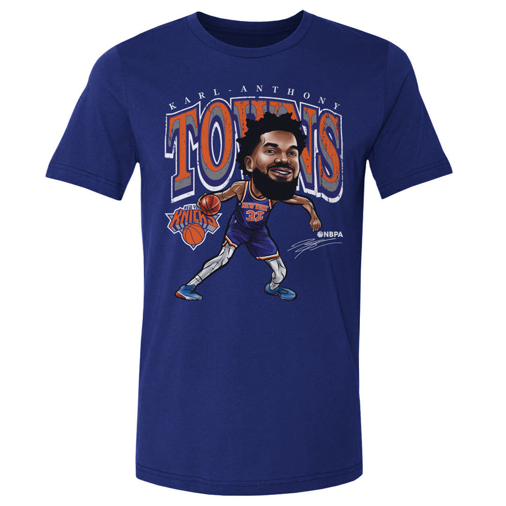 Karl-Anthony Towns New York Knicks Cartoon WHT