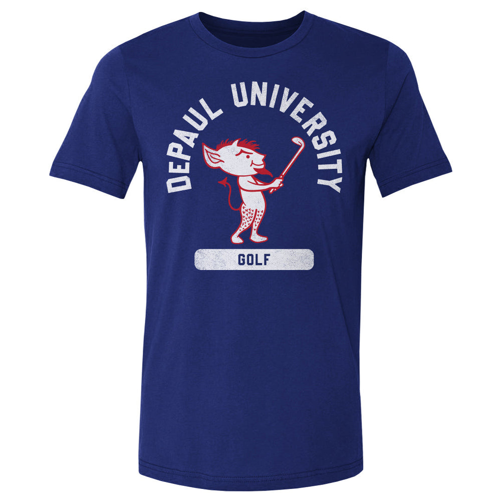 DePaul Blue Demons Mascot Golf WHT
