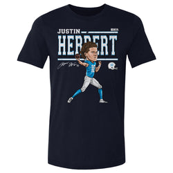 Justin Herbert Cartoon WHT (ONLINE ORDER ONLY)
