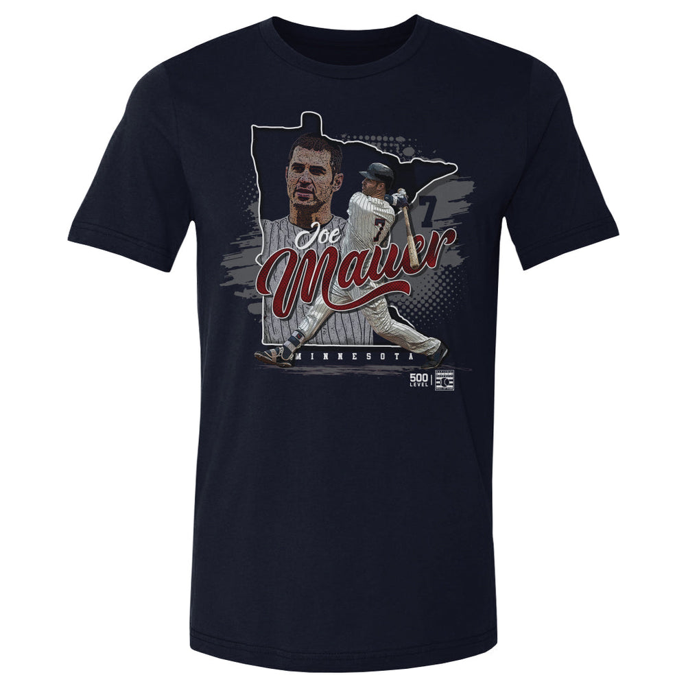 Joe Mauer Minnesota State Silhouette WHT (ONLINE ORDER ONLY)