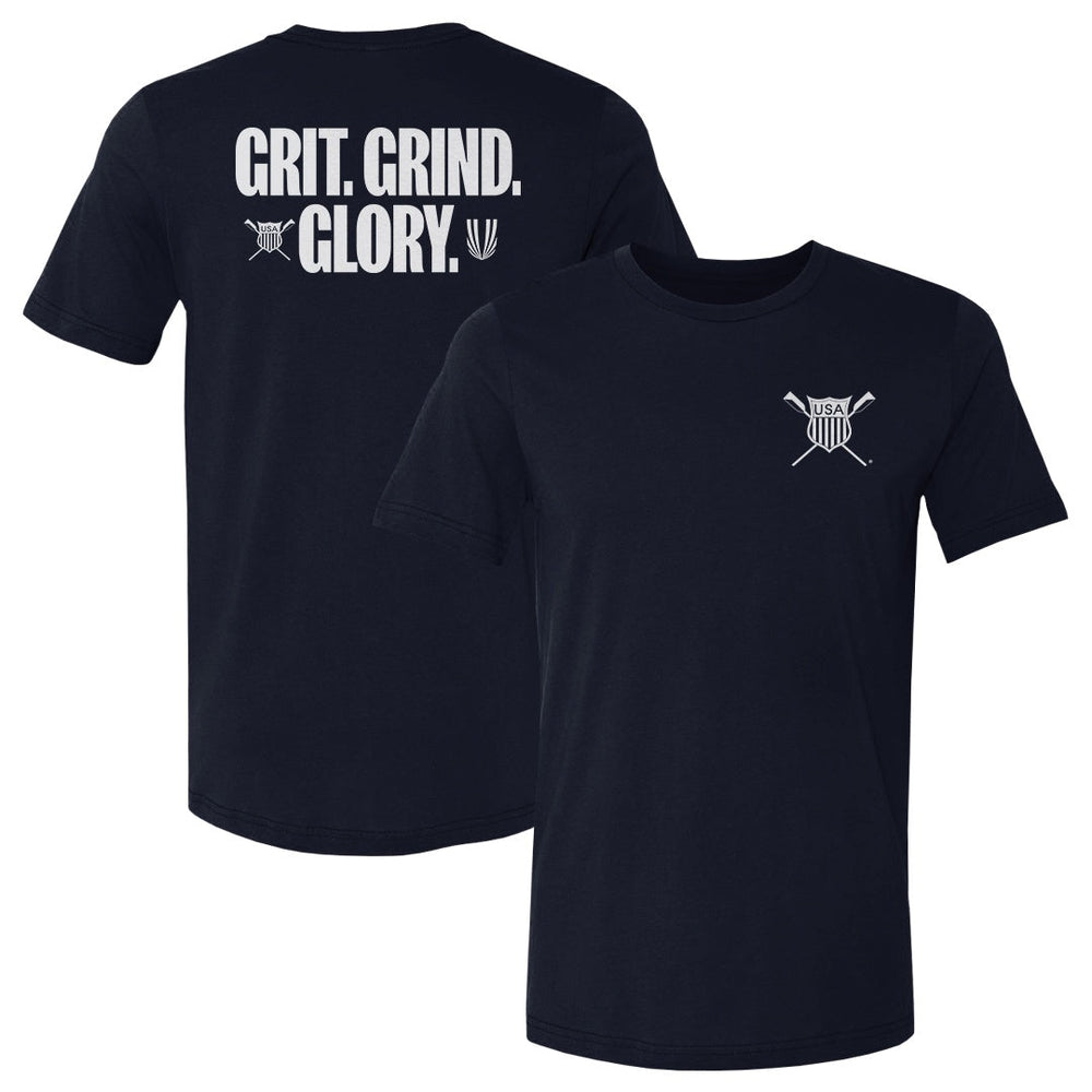 USRowing Emblem Glory F&B WHT (ONLINE ORDER ONLY)