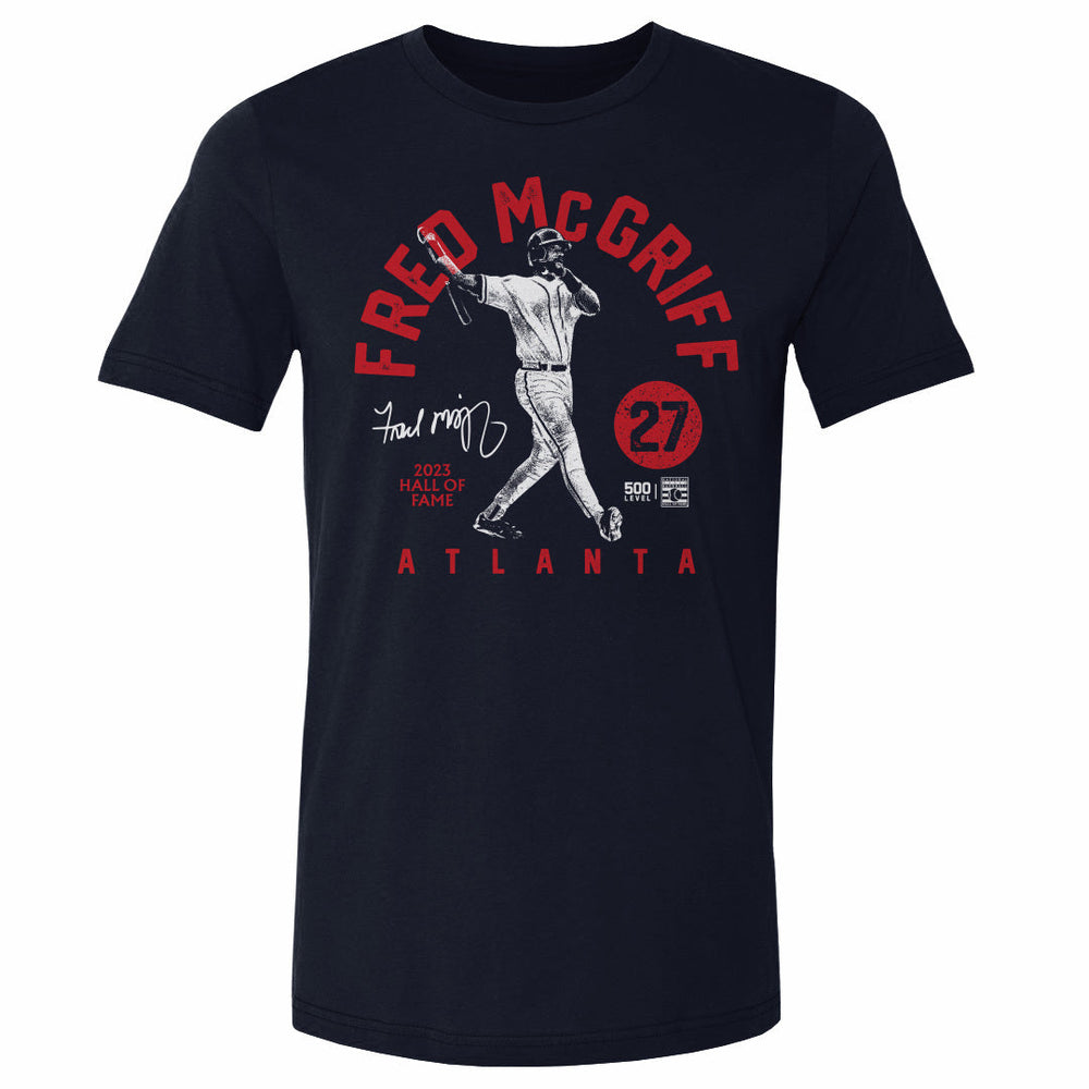Fred McGriff Atlanta Retro Arc WHT (ONLINE ORDER ONLY)