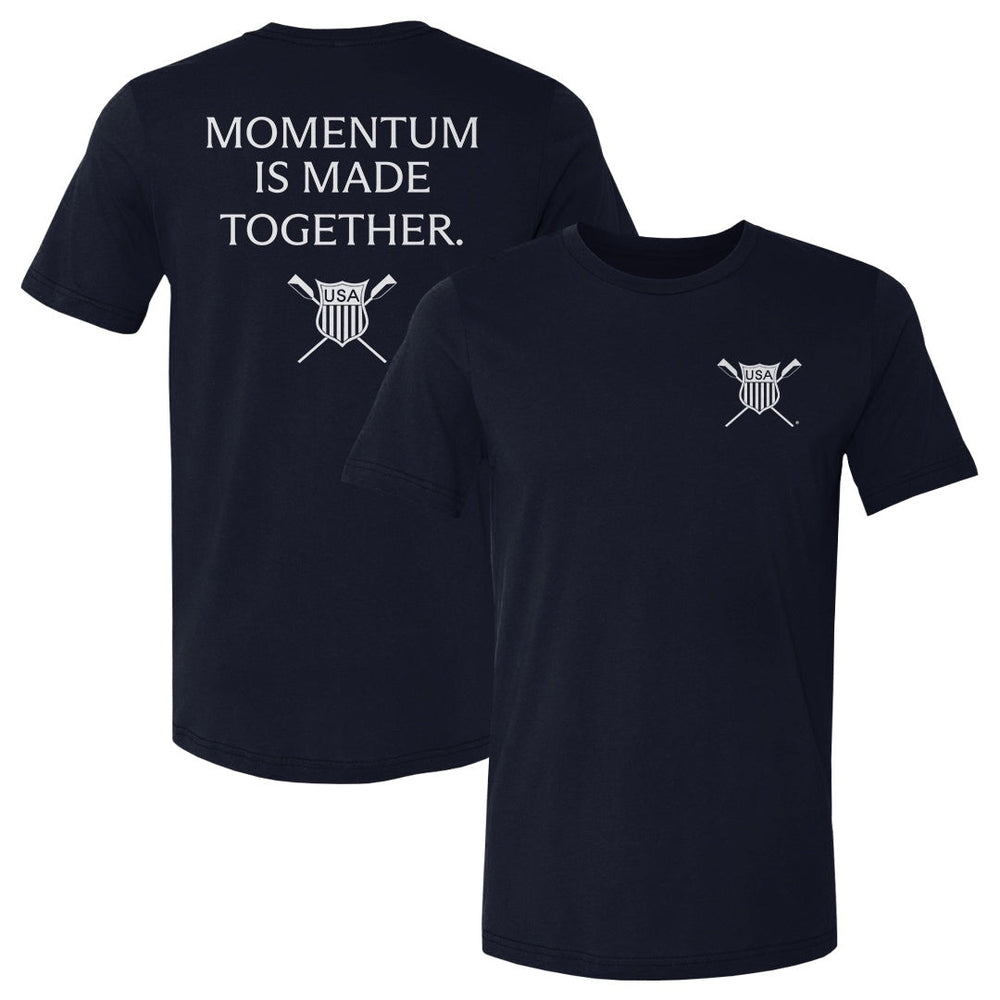 USRowing Emblem Momentum F&B WHT (ONLINE ORDER ONLY)