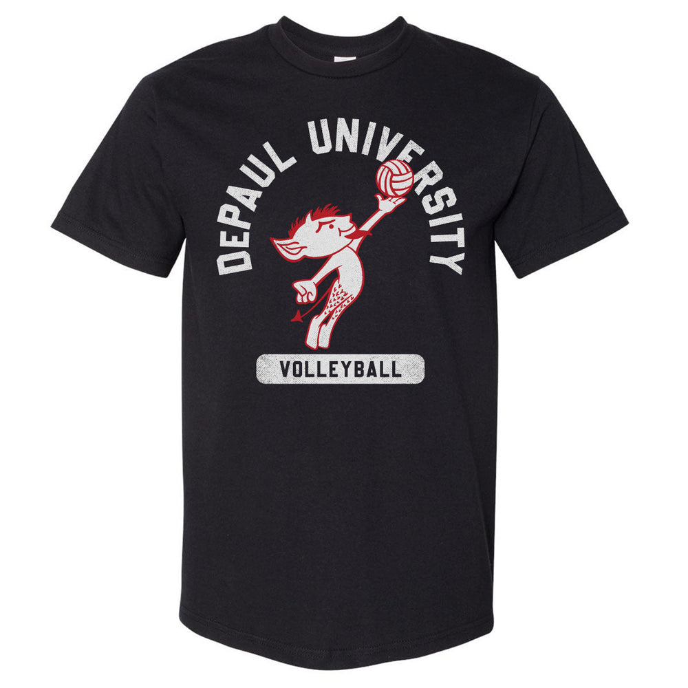 DePaul Blue Demons Billy Volleyball WHT