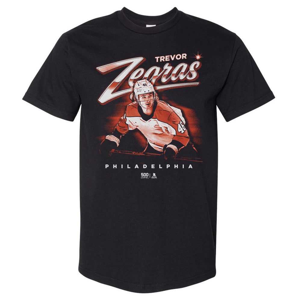 Trevor Zegras Philadelphia Bitmap WHT (ONLINE ORDER ONLY)