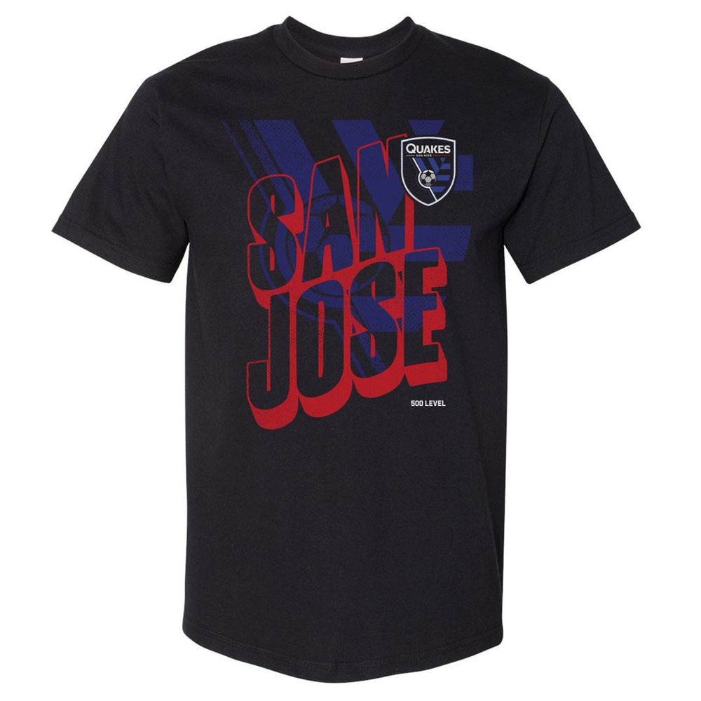 San Jose Earthquakes Wave Bold WHT (ONLINE ORDER ONLY)