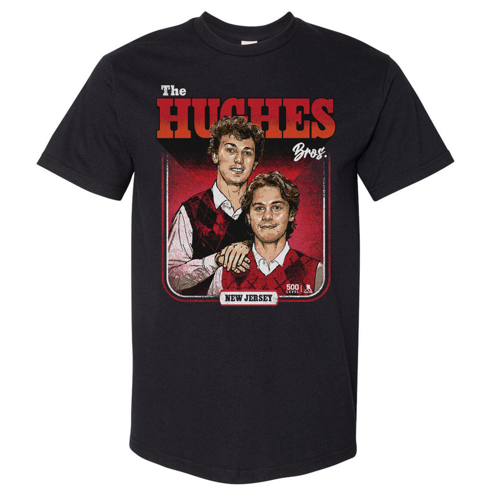 Luke Hughes & Jack Hughes New Jersey Step Brothers WHT (ONLINE ORDER ONLY)