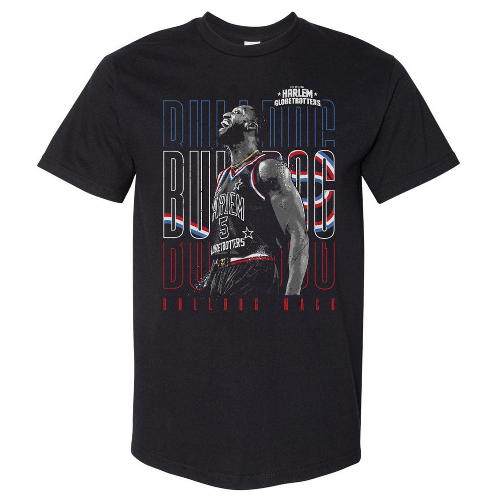 Bulldog Mack Harlem Globetrotters Outline Repeat WHT (ONLINE ONLY)