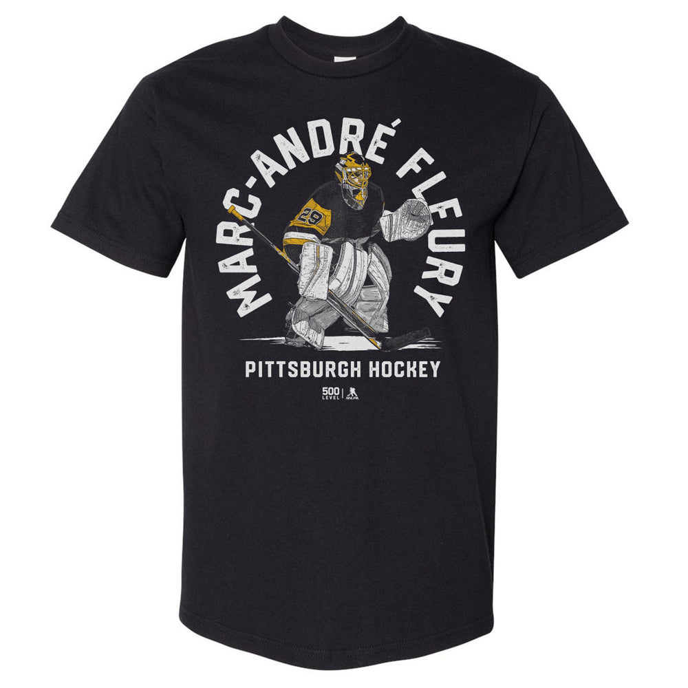 Marc-Andre Fleury Pittsburgh Emblem WHT (ONLINE ORDER ONLY)