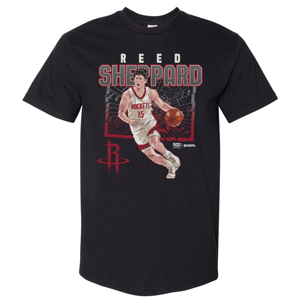 Reed Sheppard Houston Rockets Shattered WHT (ONLINE ORDER ONLY)