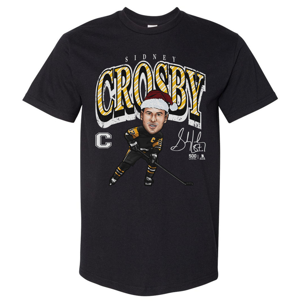 Sidney Crosby Pittsburgh Cartoon Santa Hat WHT (ONLINE ORDER ONLY)
