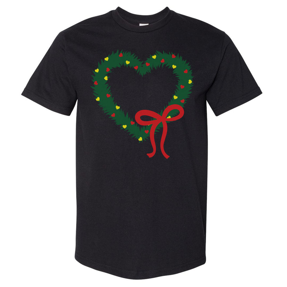 Christmas Heart Wreath WHT (ONLINE ORDER ONLY)
