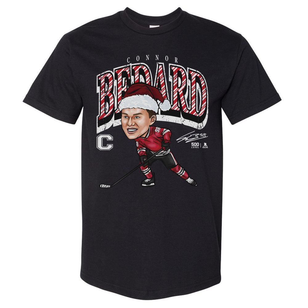 Connor Bedard Chicago Cartoon Santa Hat WHT (ONLINE ORDER ONLY)