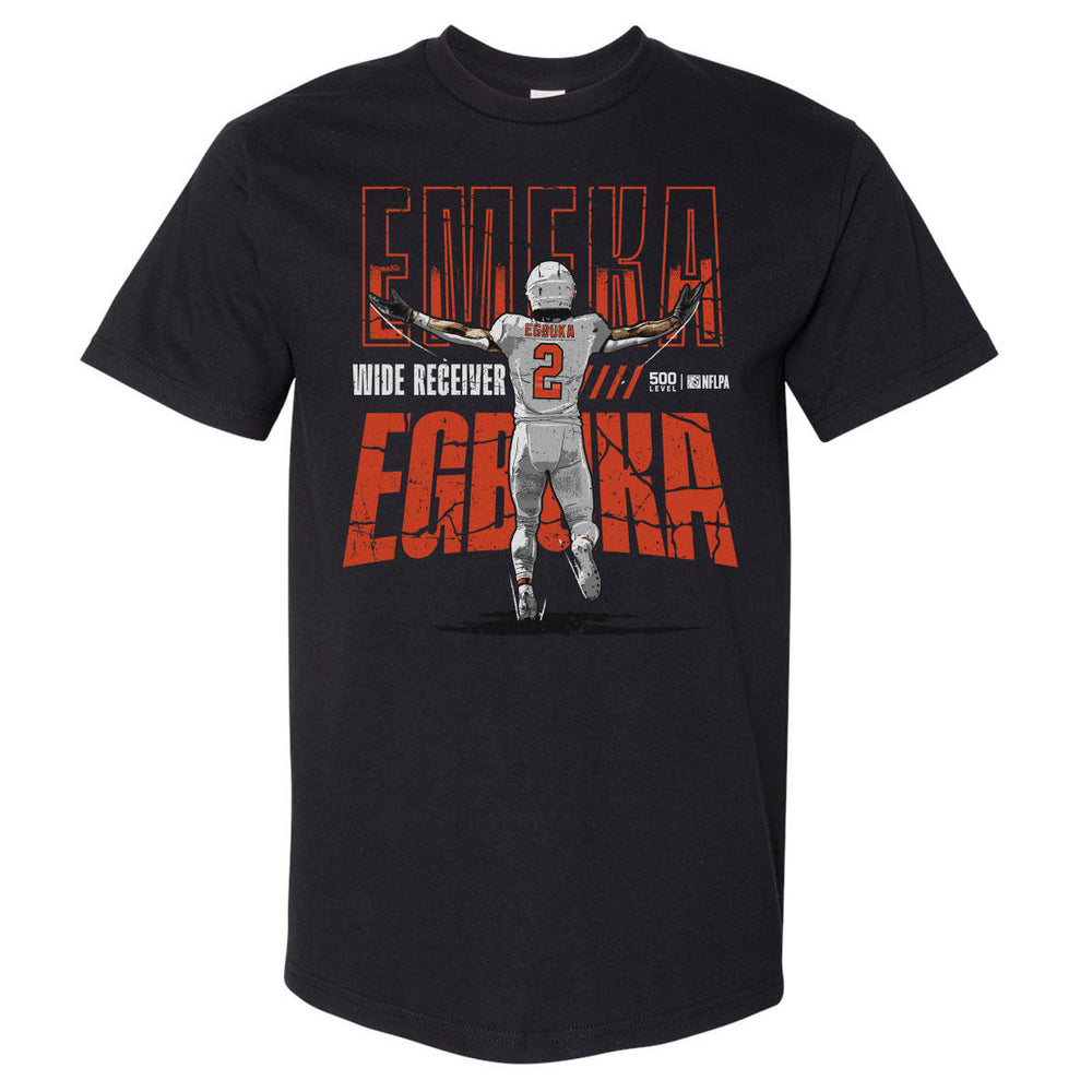 Emeka Egbuka Tampa Bay TD Pose WHT (ONLINE ORDER ONLY)