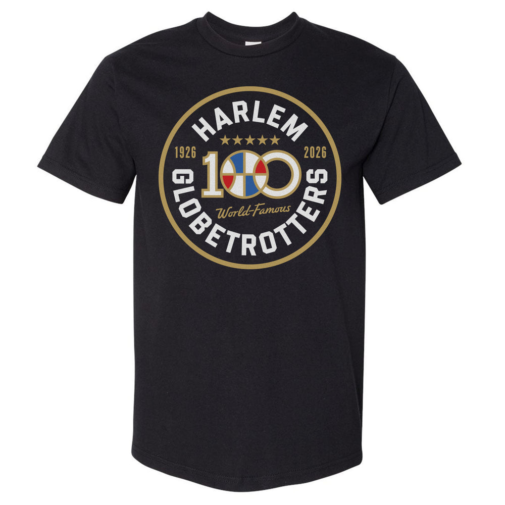 Harlem Globetrotters 100 Years Circle WHT (ONLINE ORDER ONLY)