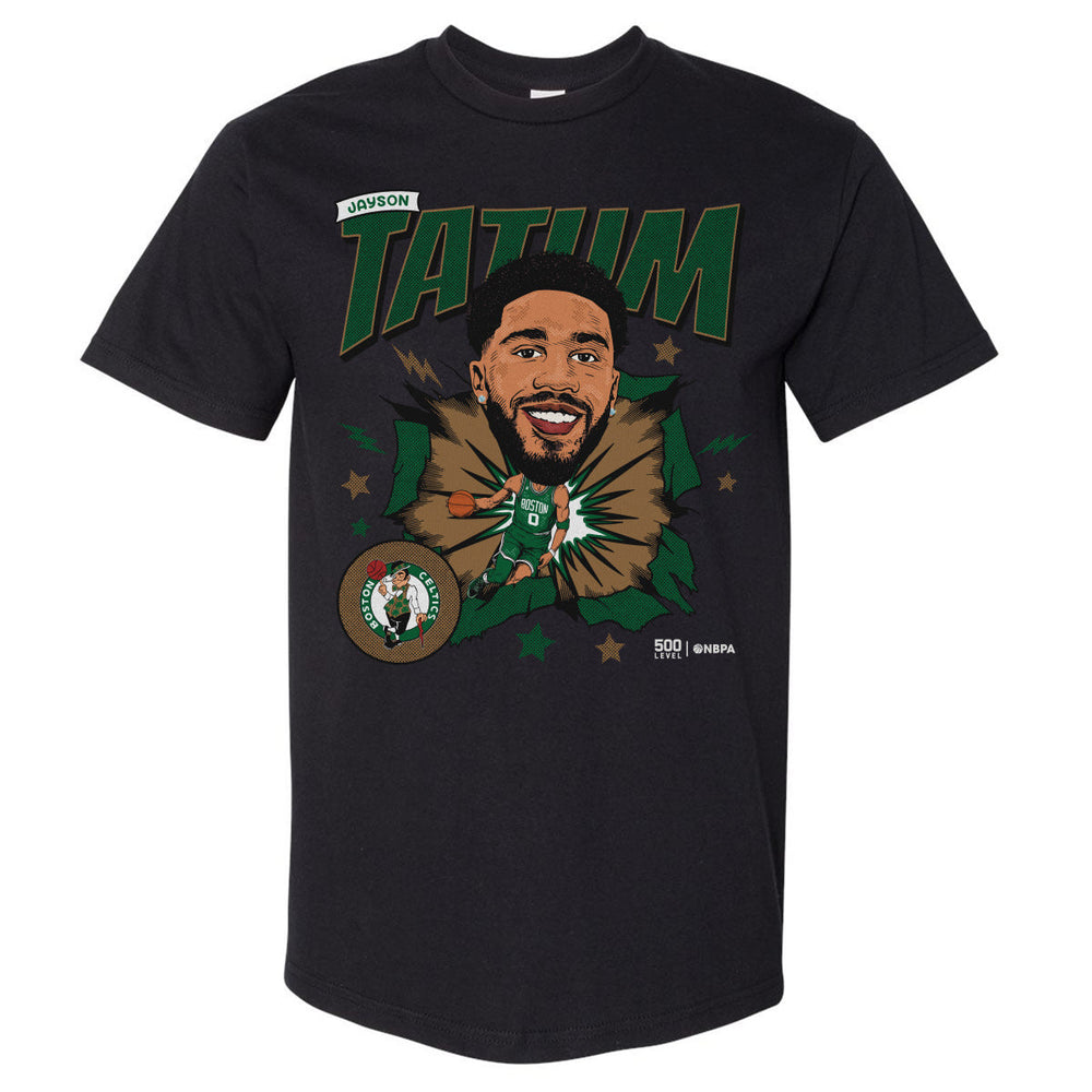 Jayson Tatum Boston Celtics Caricature WHT (ONLINE ORDER ONLY)