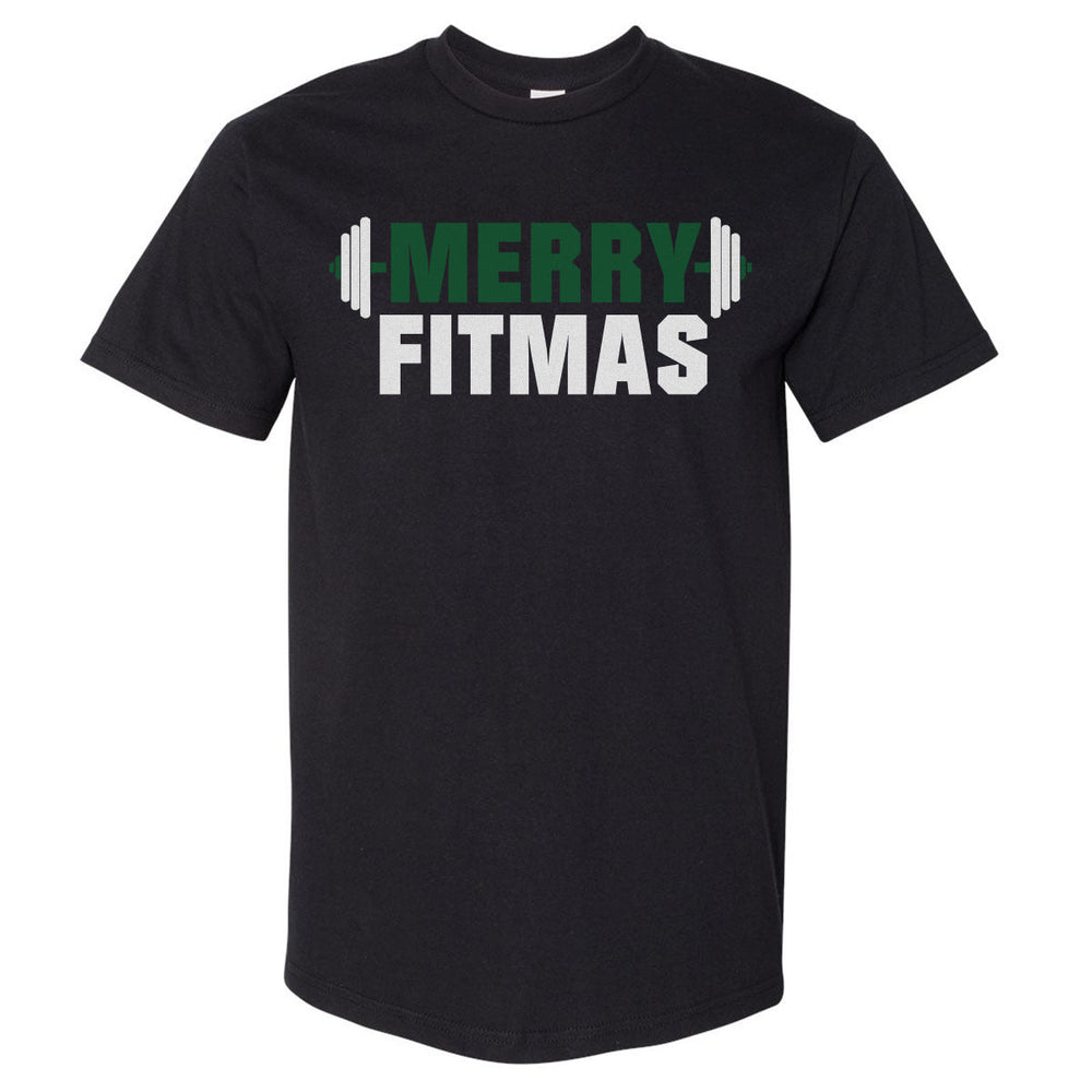 Christmas Merry Fitmas WHT (ONLINE ORDER ONLY)