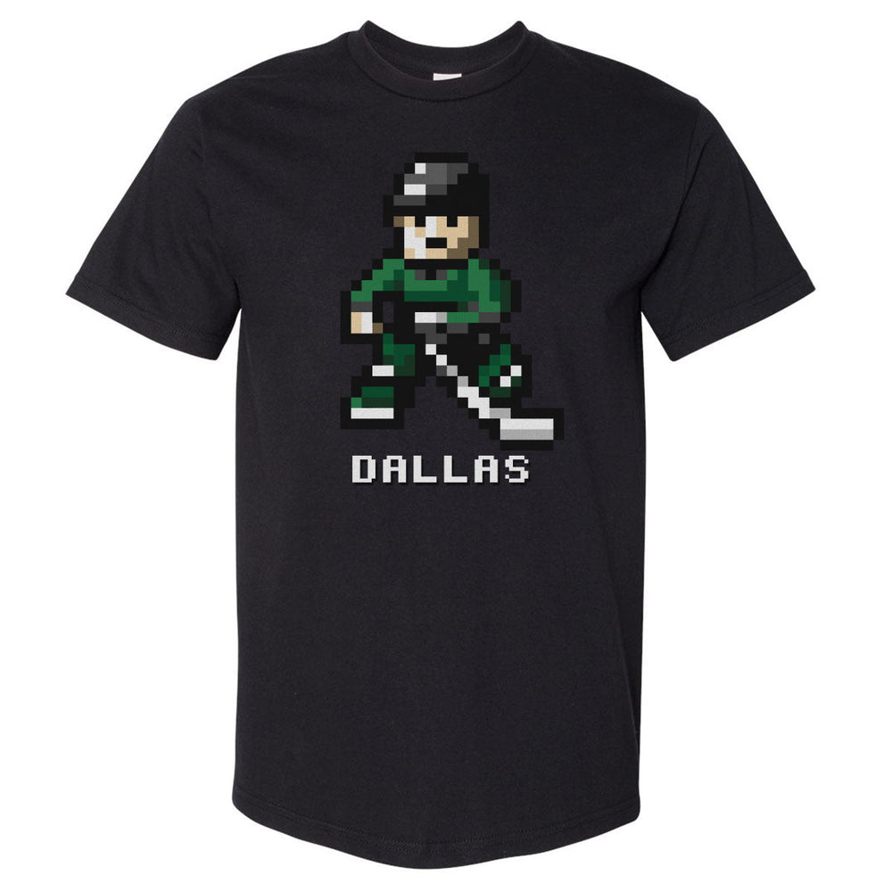 Dallas Hockey 8-bit WHT (ONLINE ORDER ONLY)