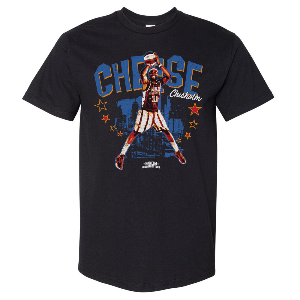 Cheese Chisholm Harlem Globtrotters Nickname WHT (ONLINE ORDER ONLY)