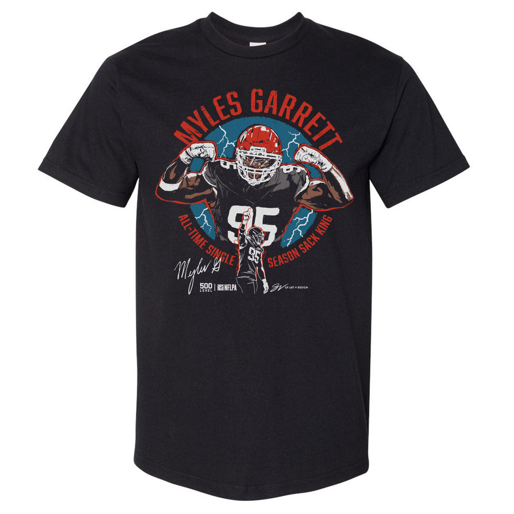 Myles Garrett Cleveland All-Time Sack King WHT (ONLINE ORDER ONLY)