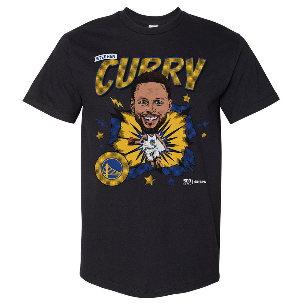 Steph Curry Golden State Warriors Caricature WHT (ONLINE ORDER ONLY)