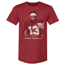 Reggie Powers III College Pose 2 WHT (ONLINE ORDER ONLY)