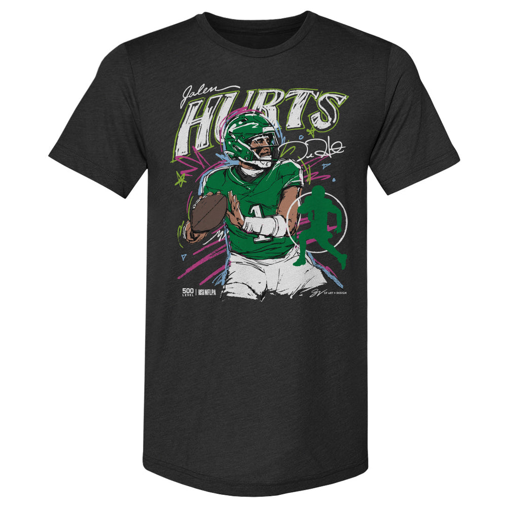 Jalen Hurts Philadelphia Scribble WHT (ONLINE ORDER ONLY)