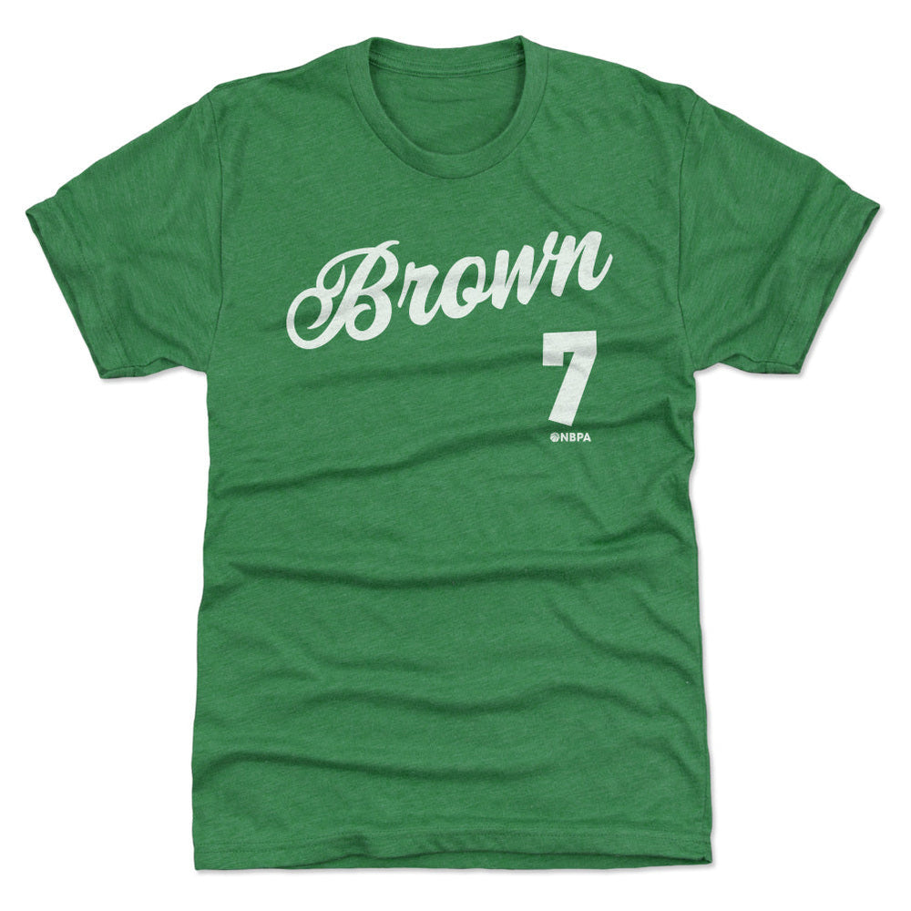 Jaylen Brown Boston Script WHT (ONLINE ORDER ONLY)