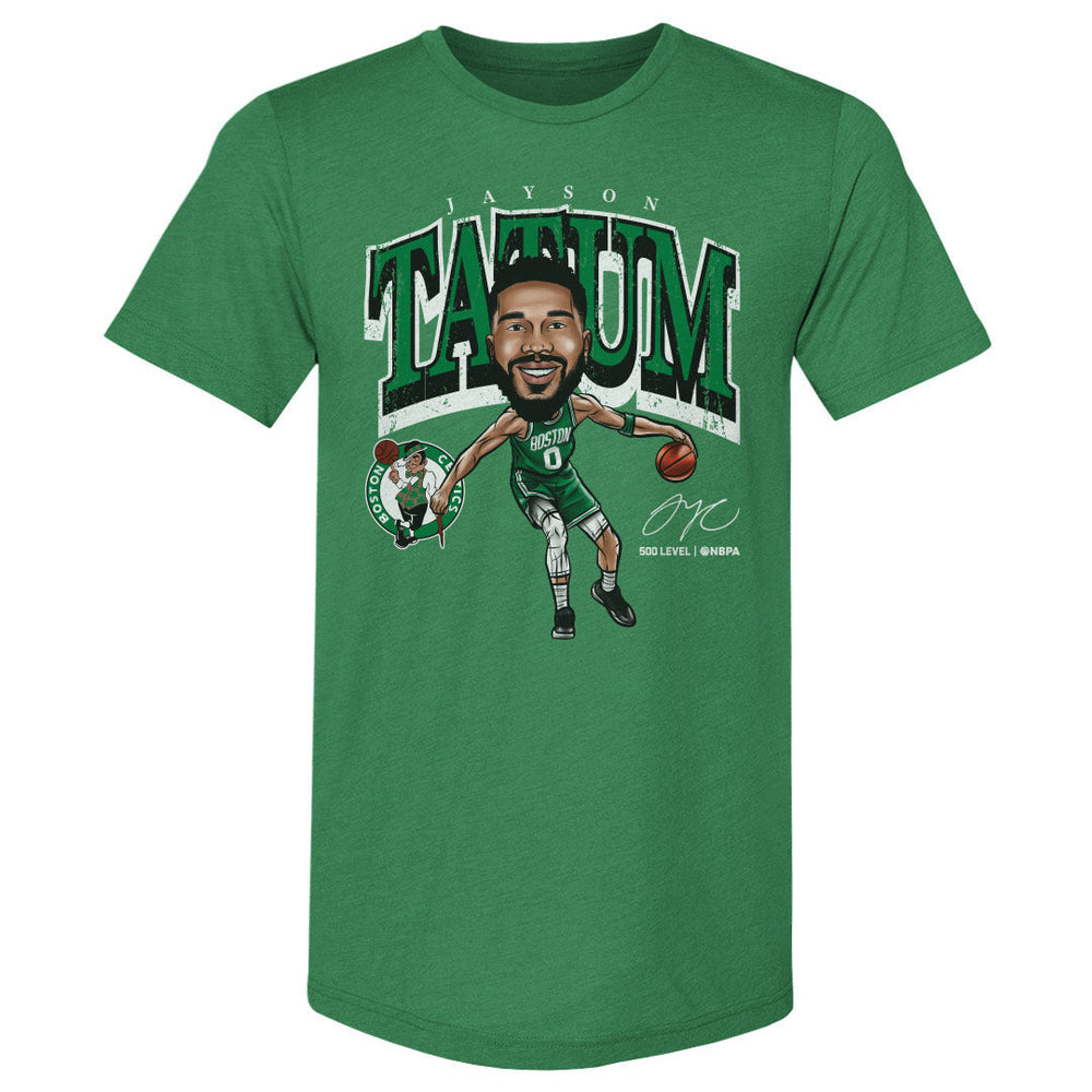 Jayson Tatum Boston Celtics Cartoon WHT (ONLINE ORDER ONLY)
