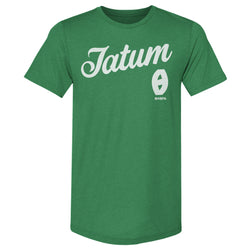 Jayson Tatum Boston Script WHT (ONLINE ORDER ONLY)