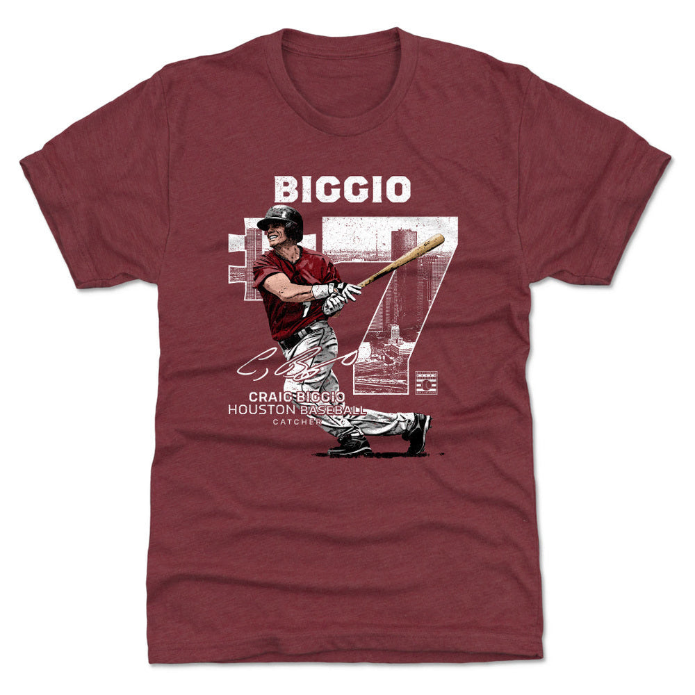 Craig Biggio Throwback Number WHT (ONLINE ORDER ONLY)