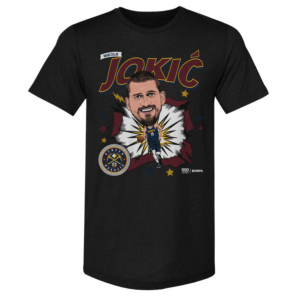 Nikola Jokic Denver Nuggets Caricature Retro WHT (ONLINE ORDER ONLY)