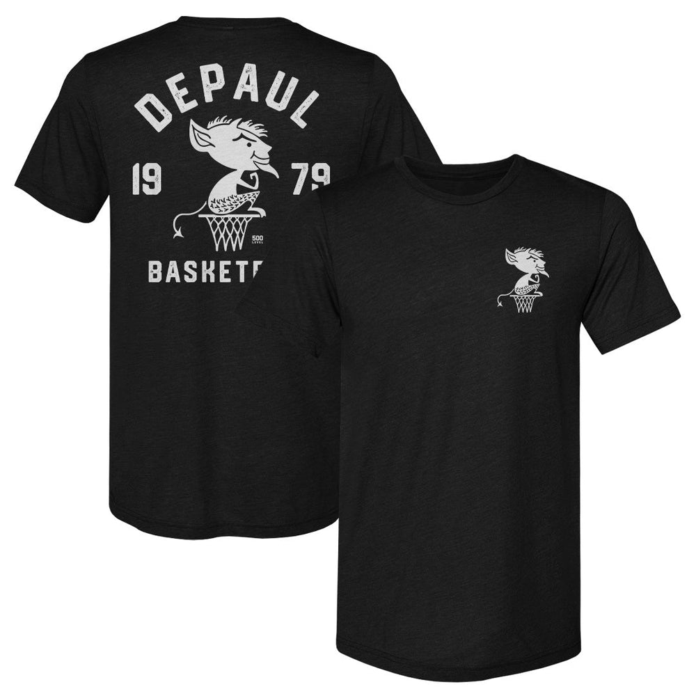 DePaul Blue Demons Basketball 1979 F&B WHT (ONLINE ORDER ONLY)