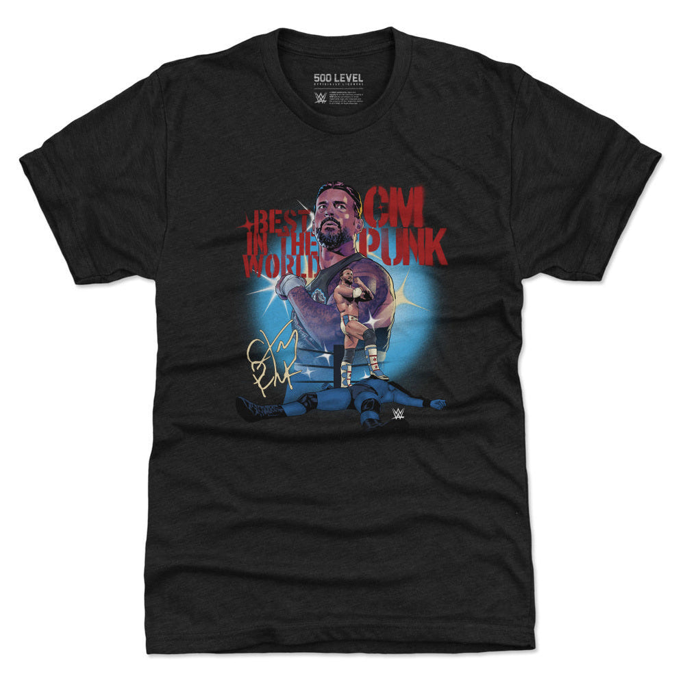 CM Punk Stencil WHT (ONLINE ORDER ONLY)