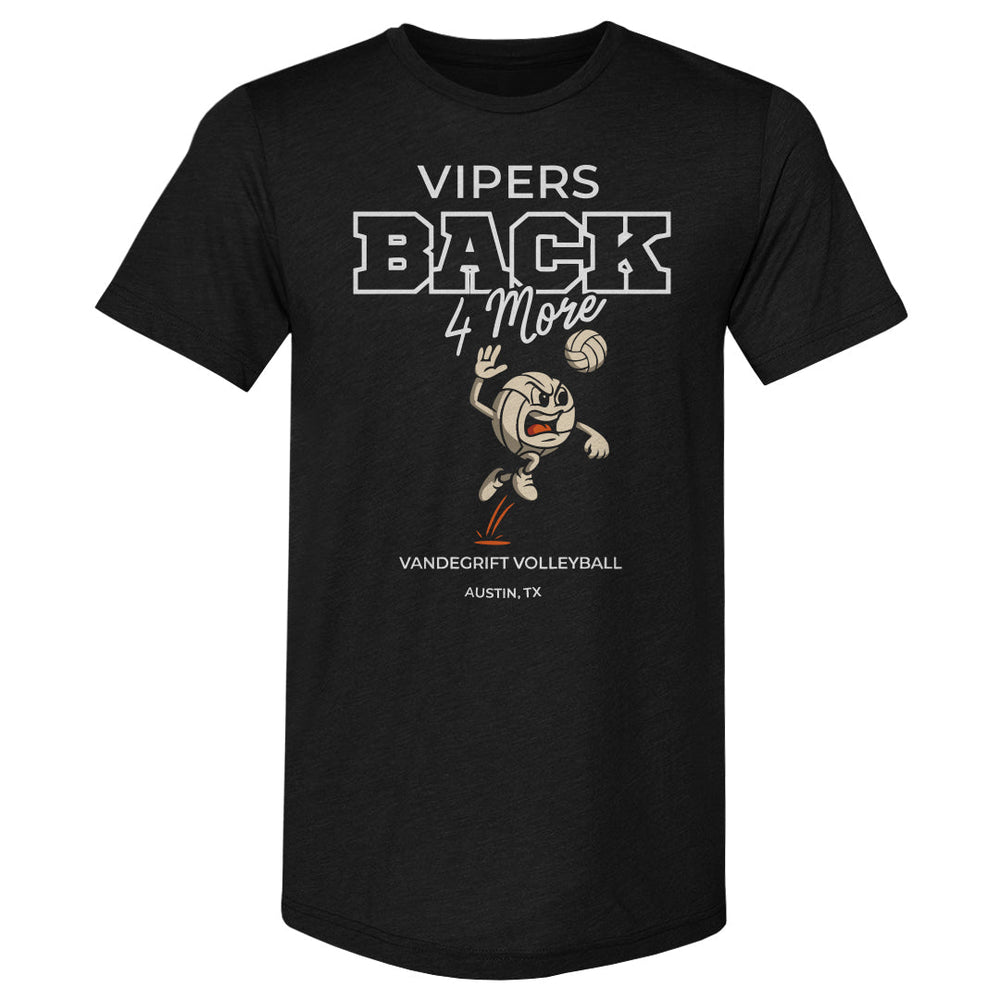 Vandegrift Crown Trio Volleyball Mascot WHT (ONLINE ORDER ONLY)