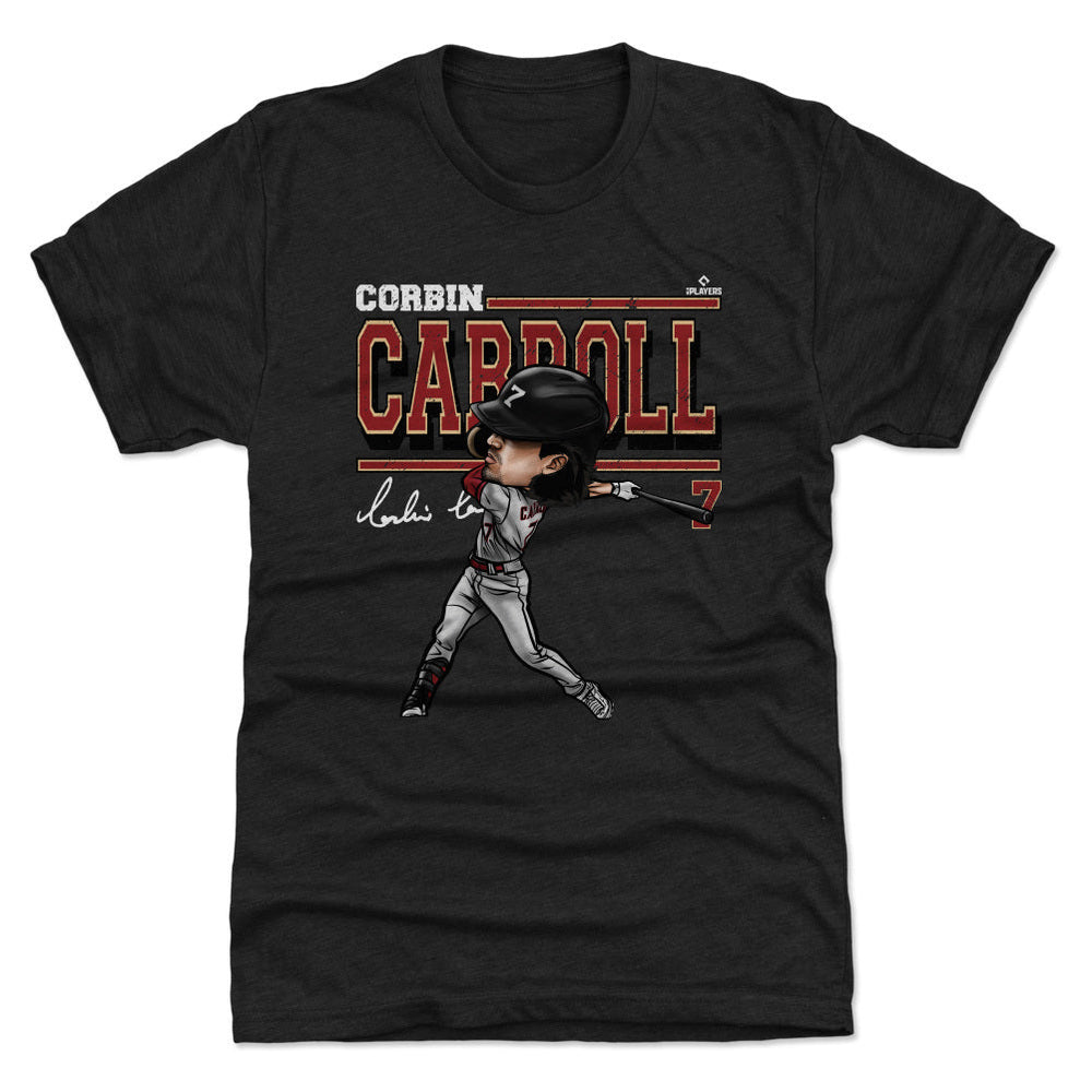 Corbin Carroll Arizona Cartoon WHT (ONLINE ORDER ONLY)