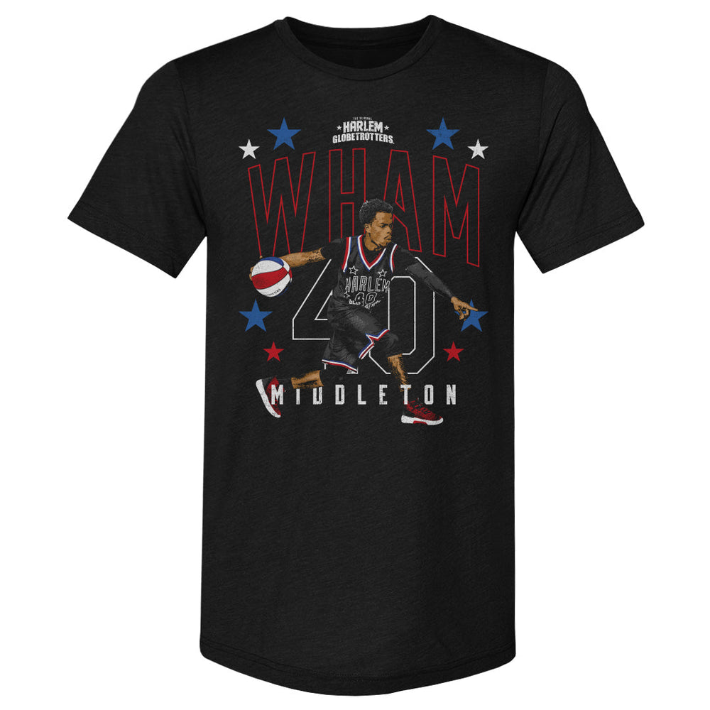 Wham Middleton Harlem Globetrotters Outline WHT (ONLINE ONLY)