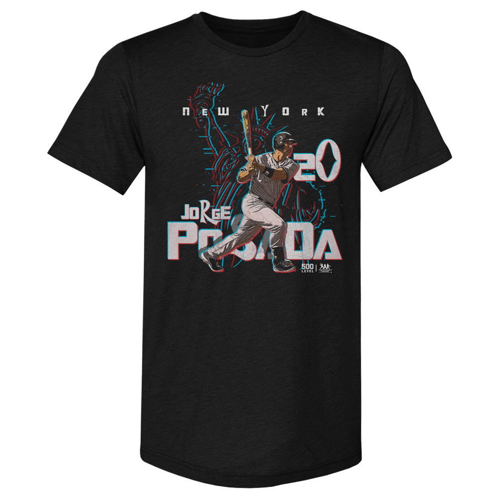 Jorge Posada New York Y 3D Graphic WHT (ONLINE ORDER ONLY)