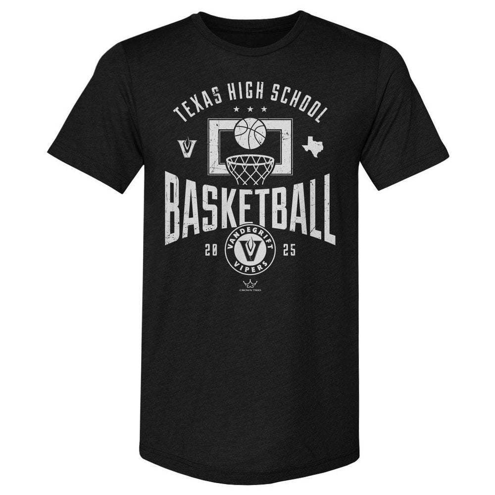 Crown Trio Vandegrift High School Basketball 2 - 2025 WHT (ONLINE ORDER ONLY)