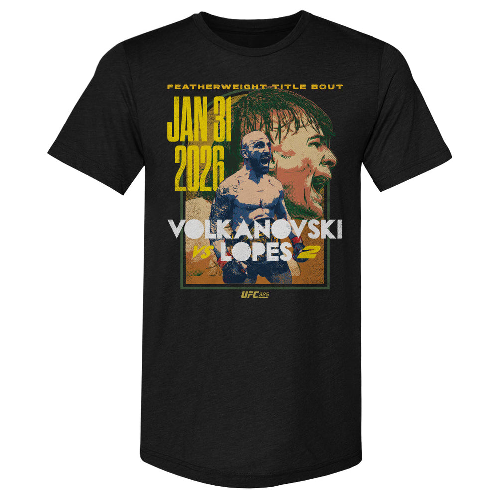 UFC 325 Volkanovski Vs. Lopes 2 Match Up WHT (ONLINE ORDER ONLY)