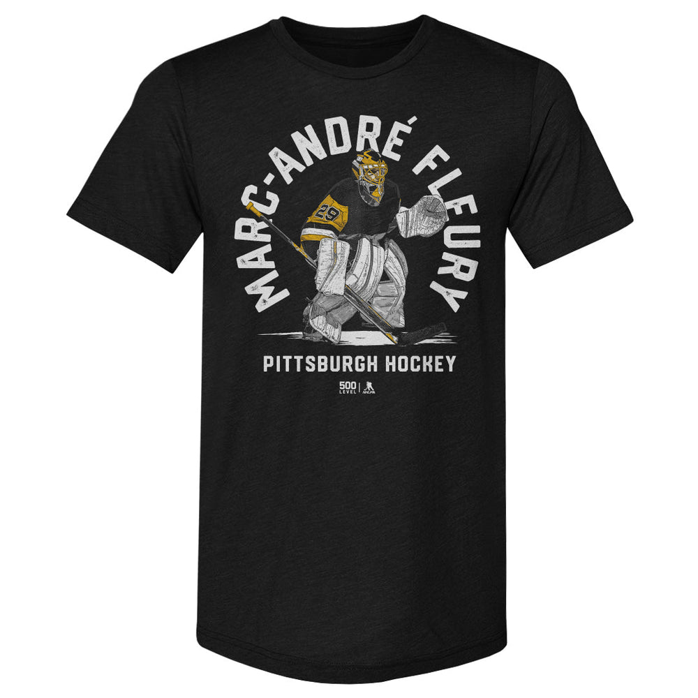 Marc-Andre Fleury Pittsburgh Emblem WHT (ONLINE ORDER ONLY)