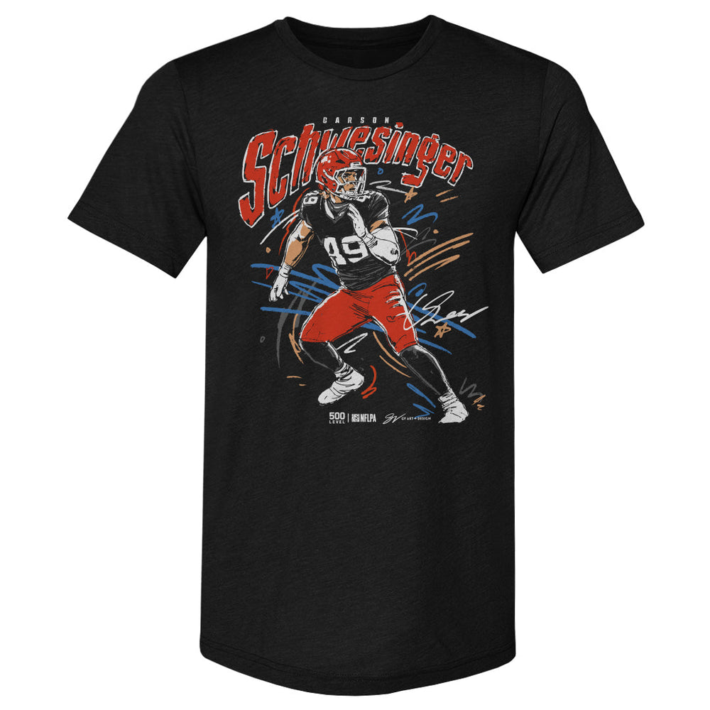 Carson Schwesinger Cleveland Scribble WHT (ONLINE ORDER ONLY)