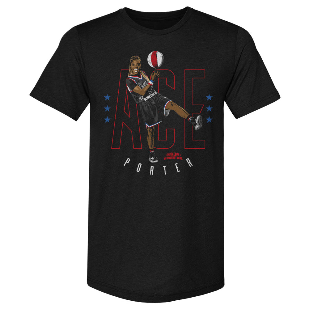 Ace Porter Harlem Globetrotters Outline WHT (ONLINE ONLY)