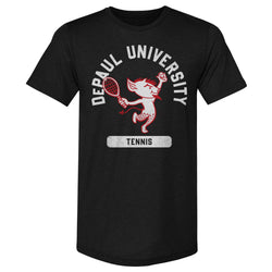 DePaul Blue Demons Mascot Tennis WHT