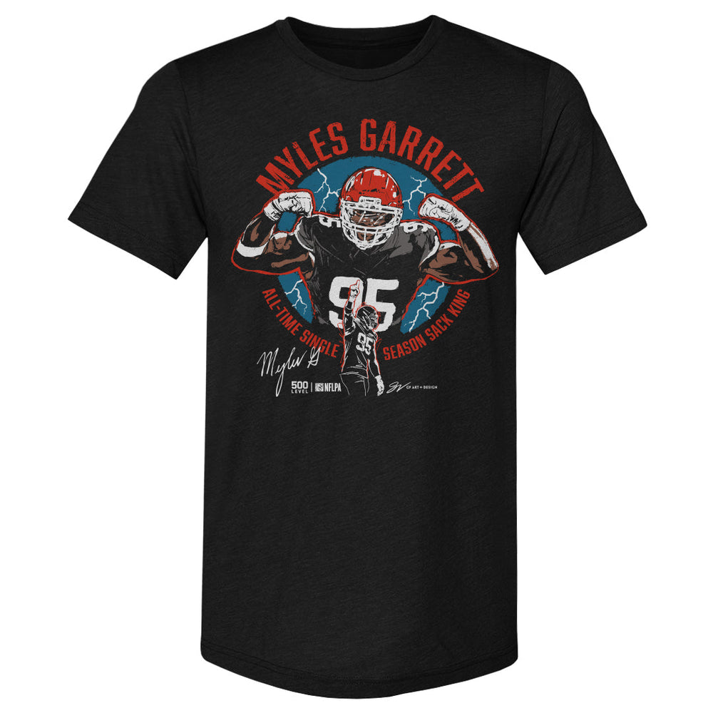 Myles Garrett Cleveland All-Time Sack King WHT (ONLINE ORDER ONLY)