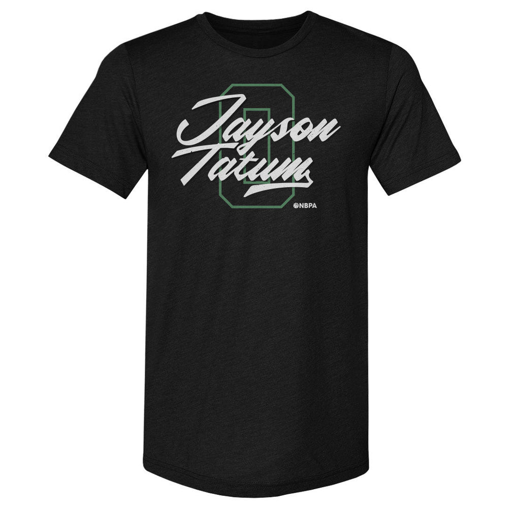 Jayson Tatum Boston Number Script WHT (ONLINE ORDER ONLY)