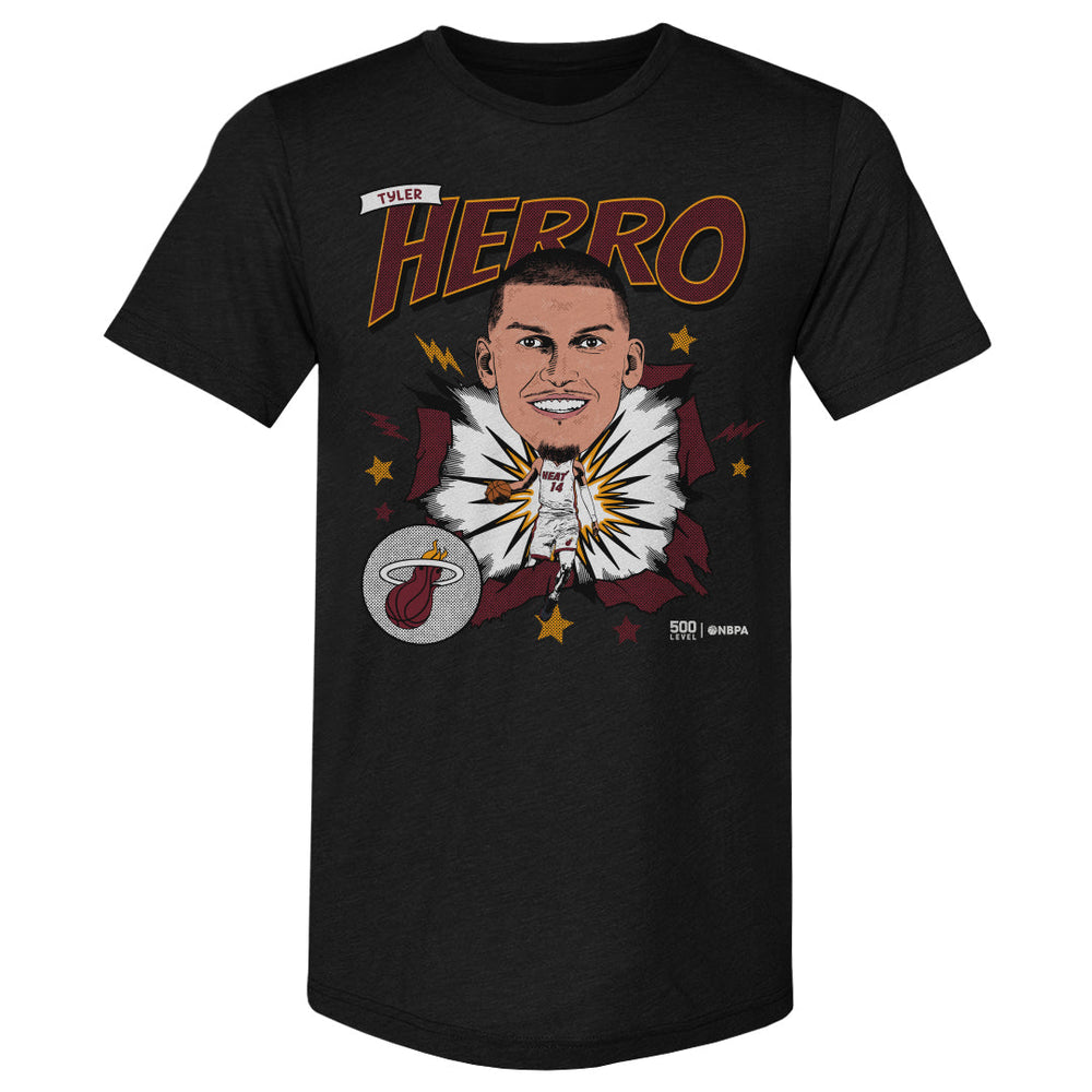 Tyler Herro Miami Heat Caricature WHT (ONLINE ORDER ONLY)