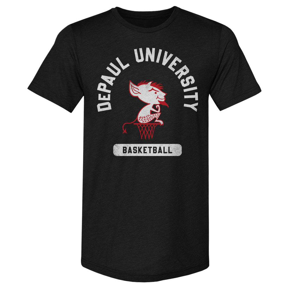 DePaul Blue Demons Mascot Basketball WHT